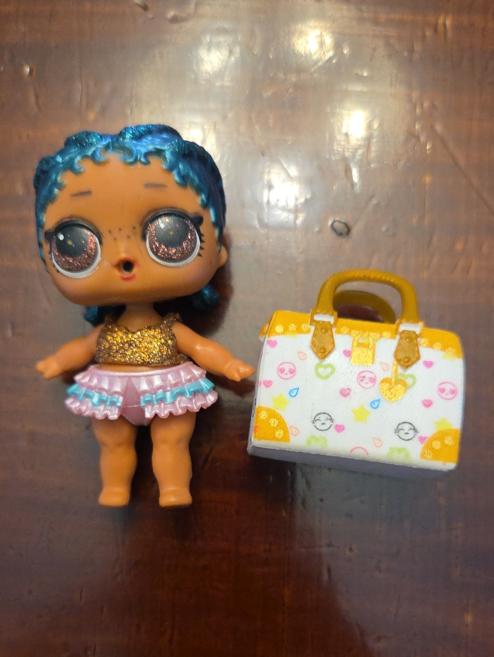 LOL Surprise Doll; Glam Glitter Series Coconut Q.T. With Purse